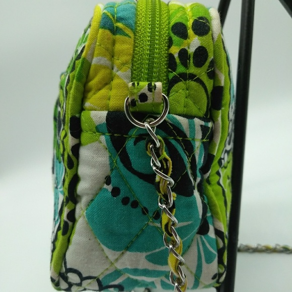 Vera Bradley Limes Up Mini Chain Crossbody Bag - Picture 4 of 8